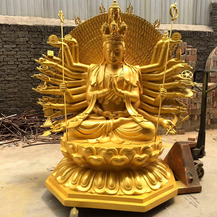 Fiberglass Buddha Sculpture